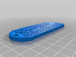 sbkeychainsmaller keychains customized 3d print model - Mito3D