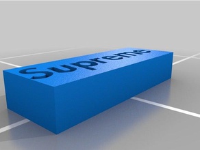 supreme brick 3d printing 3d print model - Mito3D