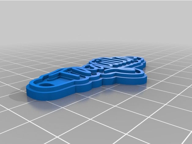 Anahtarlık taquilla özelleştirilmiş 3D print model - Mito3D