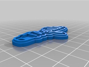 llavero de la taquilla llaveros personalizado 3d print model - Mito3D
