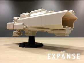 étendue - canterbury v20 des véhicules sci-fi gratuite vaisseau spatial syfy expasne 3d print model - Mito3D