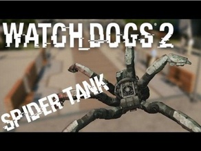 build-able spider tank toy & game accessories buildable put together watch dogs dogs2 3d print model - Mito3D