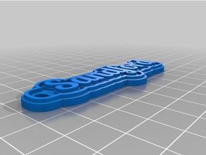 my customized sandford keychain keychains 3d print model - Mito3D