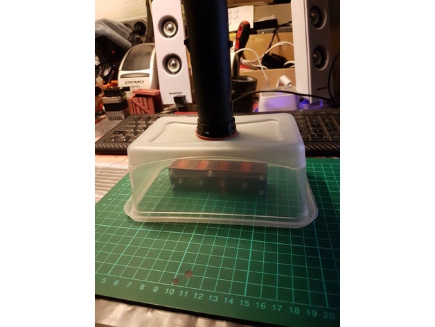 vakuum box adapter parts 3D print model - Mito3D