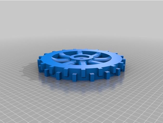 roue-Rasenmäher tondeuse Rad diy Rasenmäher Mähwerk roue 3D print model - Mito3D