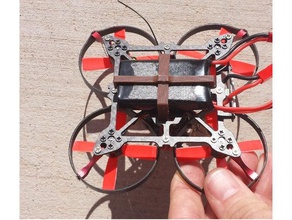 complemento de la batería bandeja del eachine aurora 90 r c vehículos drone micro fpv quadcopter 3d print model - Mito3D