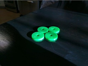 rubber washer parts 3d print model - Mito3D