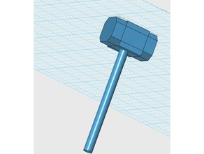 Vorschlaghammer-Modell Modelle Brettspiel gamepieces Modell sledgehammer 3d print model - Mito3D