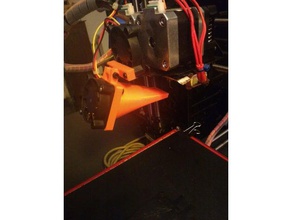 adjustable fan duct geeetech prusa i3 pro c 3d printer accessories 3d print model - Mito3D