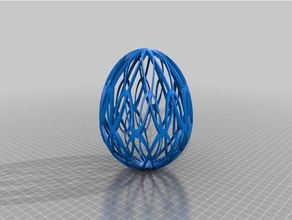 powr easter egg Skulpturen kundengebundene 3d print model - Mito3D