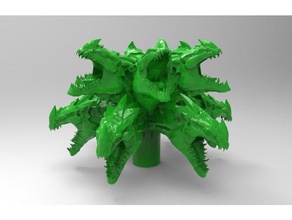 fonte do dragão 10 exterior e jardim a 3d print model - Mito3D