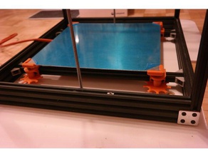 cobblebot heatbed tabela Impressora 3d de peças cama titular cantos aquecida titulares 3d print model - Mito3D