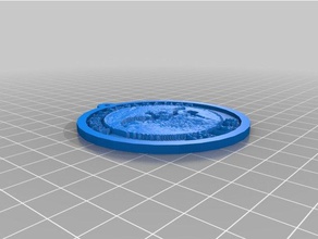 mi llavero personalizado lithopane -fuente de la esperanza llaveros 3d print model - Mito3D