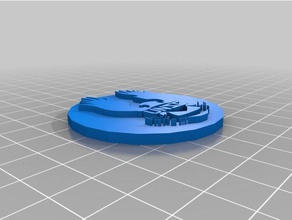 unsc keychain 3d print model - Mito3D