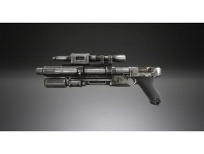 a180 blaster 3d printing battlefront gun rifle rogue one sniper starwars star wars 3d print model - Mito3D