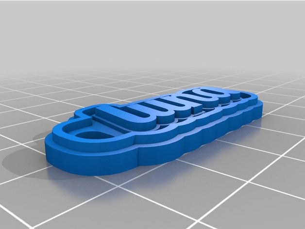 luna chaveiros personalizado 3D print model - Mito3D