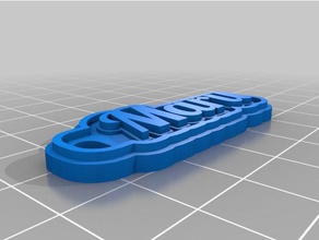 maru llaveros personalizado 3d print model - Mito3D