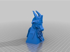 baphomet sigillo statua La stampa 3d 3d print model - Mito3D