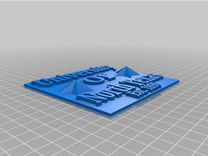 università del nord texas La stampa 3d il college quickprint 3d print model - Mito3D