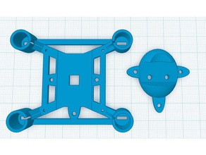 tweiner 75mm microfpv quadcopter r c araçlar 3d baskı drone flashforge gerçek fpvracing kamera monte edin hediye instagram mikro youtube 3d print model - Mito3D