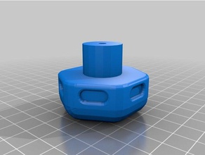 schubladengriff sechskant La impresión en 3d 3d print model - Mito3D