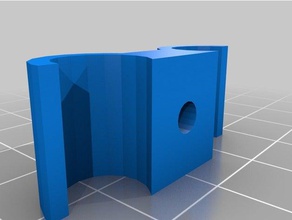 halter f r rundmaterial 3d-drucken 3d print model - Mito3D