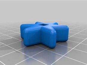 griff mit innenvierkant 3d baskı 3d print model - Mito3D
