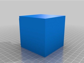 cubo del queso La impresión en 3d 3d print model - Mito3D
