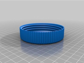 28 oz plastik kavanoz kapağı sizce her fıstık ezmesi kaplar kap jar kapak 3d print model - Mito3D