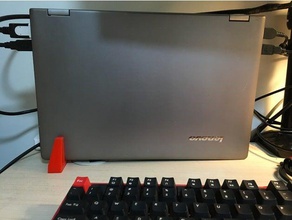 lenovo yoga13 laptop stand computer 3d print model - Mito3D