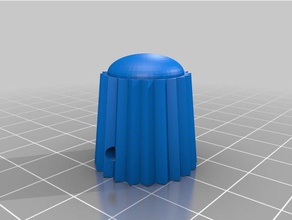 rerap i3 lcd knob -no d shape replacement parts customized 3d print model - Mito3D