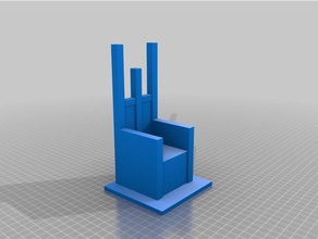 sandalye-sama model mobilya form anime çamaşır suyu sandalye mem 3d print model - Mito3D