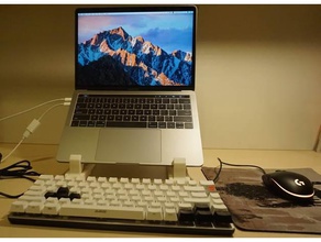 höhenverstellbar portable laptop stand 3d-drucken 3d print model - Mito3D