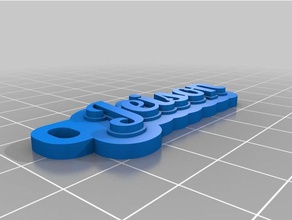jeison Schlüsselanhänger kundengebundene 3d print model - Mito3D