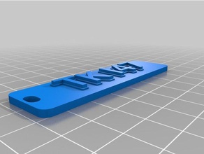 tk147 keychains customized 3d print model - Mito3D