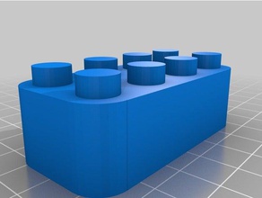 asas de tijolo brinquedos construção personalizado 3d print model - Mito3D