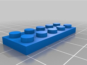 lego2 beza Bau-Spielzeug kundengebundene 3d print model - Mito3D