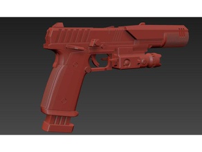 titanfall-smart-pistol mk5 - basic-version Requisiten 3d print model - Mito3D