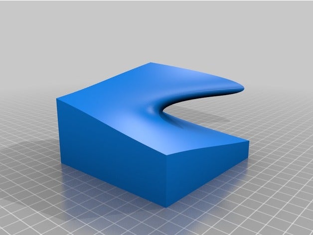 Falten-Bifurkation math 3D print model - Mito3D