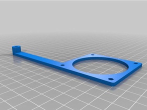 my customized fan mounting bracket2 3d printer parts 3d print model - Mito3D