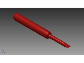 flathead screwdriver hand tools 3d print model - Mito3D