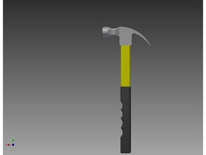 hammer assembly hand tools 3d print model - Mito3D