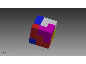 puzzle cube puzzles 3d print model - Mito3D