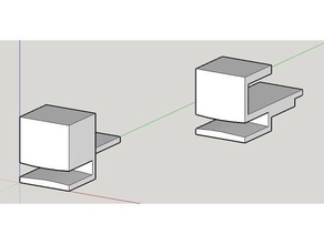 cale haut pankart muraux coulissant porte yedek parça 3d print model - Mito3D
