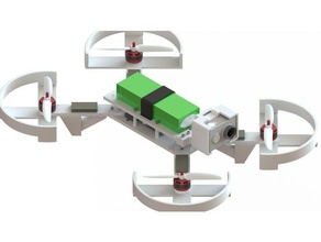 zangão a gopro diy 3dprinting A impressão 3d dagoma drone partes 3d print model - Mito3D