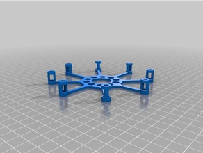 nano octacopter frame r c vehicles brushed cx10 drone flight fly motor teensy 3d print model - Mito3D