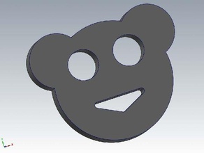 smiley, Maus 3d-drucken 3d print model - Mito3D