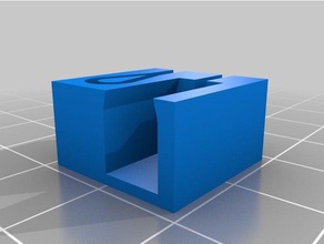 tensor da correia trímero m3 parafuso versão única dupla face Impressora 3d de peças 3d print model - Mito3D