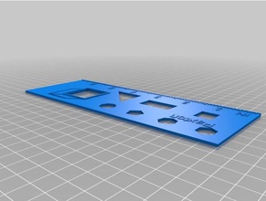 mi galería de símbolos personalizada regla herramientas del arte personalizado 3d print model - Mito3D
