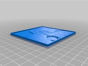 lithophane oscar y yo 2d art customized 3d print model - Mito3D